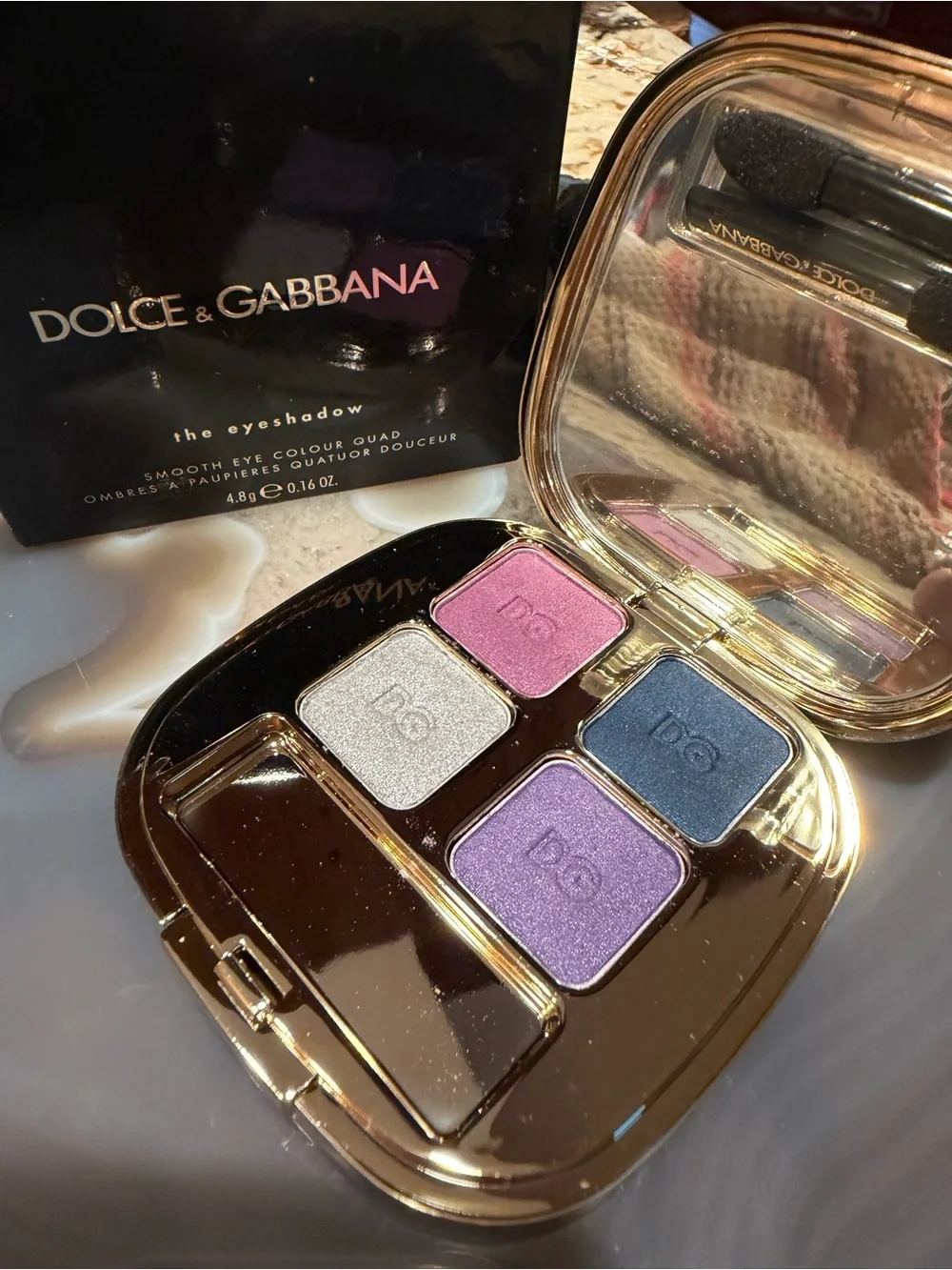 Dolce & Gabbana Night Ombre Shades Pink & Purple Eyeshadow Quad LIMITED!